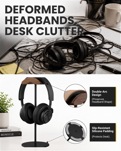 AuraRetro Heritage Headphone Stand